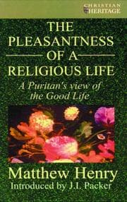 Tapa de The Pleasantness of a Religious Life (Christian Heritage)