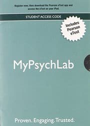 Tapa de NEW MyLab Psychology with Pearson eText -- Valuepack Access Card