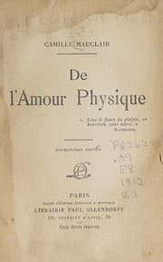 Tapa de Essais sur l'amour