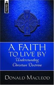 Tapa de A Faith to Live by