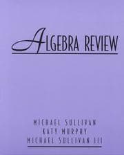 Tapa de Algebra review