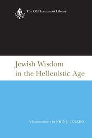 Tapa de Jewish Wisdom in the Hellenistic Age