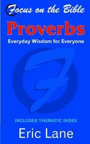 Tapa de Focus on the Bible - Proverbs (Focus on the Bible)