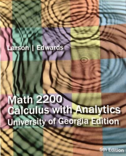 Tapa de Math 2200 Calculus with Analytics  [Paperback]  [Paperback])