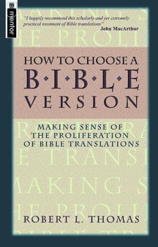 Tapa de How to Choose a Bible Version