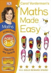 Tapa de Carol Vorderman's Maths Made Easy, Ages 3-5, Preschool
