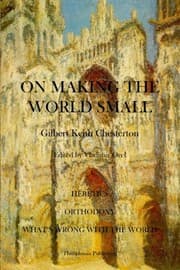 Tapa de On Making the World Small