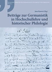 Tapa de Beiträge zur Germanistik in Hochschullehre und historischer Philologie