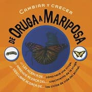 Tapa de cambiar y crecer de oruga a mariposa