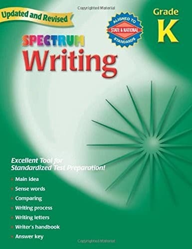 Tapa de Writing, Grade K