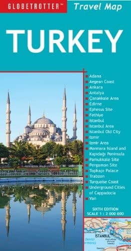 Tapa de Turkey Travel Map, 6th