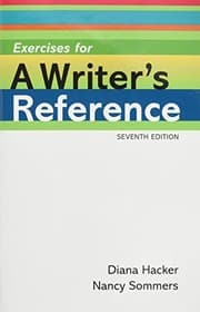 Tapa de Exercises for A Writer's Reference Compact Format