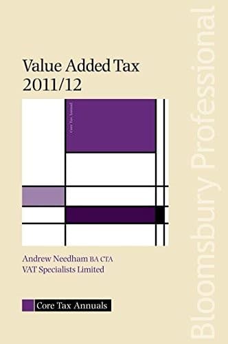 Tapa de Value Added Tax 2011/12