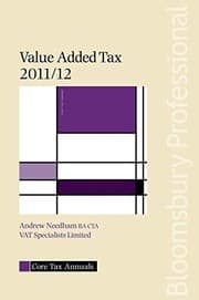 Tapa de Value Added Tax 2011/12
