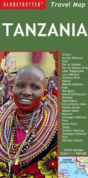 Tapa de Tanzania Travel Map, 5th