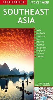 Tapa de Southeast Asia Travel Map