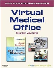 Tapa de Virtual Medical Office for Clinical Procedures for Medical Assistants