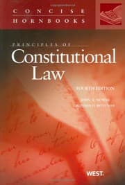 Tapa de Principles of Constitutional Law