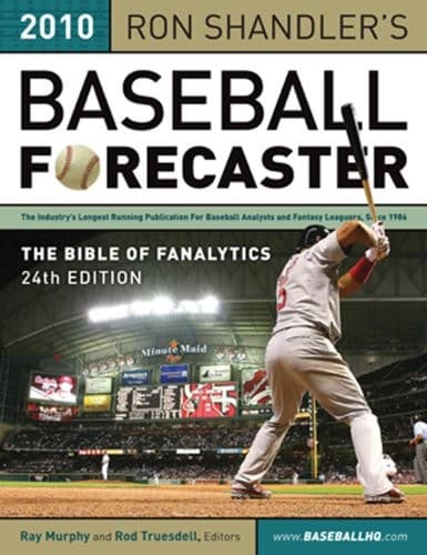 Tapa de 2010 Baseball Forecaster