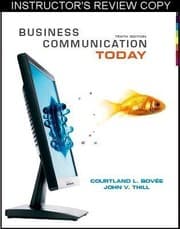 Tapa de Business Communication Today 10th Edition