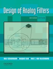 Tapa de Design of Analog Filters
