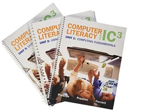 Tapa de Computer Literacy for IC3, Unit 1, 2 and 3 Package