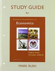Tapa de Study Guide for Essential Foundations of Economics