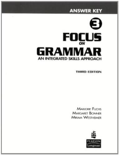 Tapa de Focus on Grammar 3 Answer Key