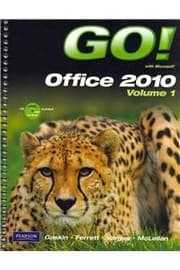 Tapa de GO! with Microsoft Office 2010 Volume 1, and myitlab with Pearson eText -- Access Card -- for GO! with Microsoft Office 2010 Package