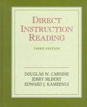 Tapa de Direct instruction reading