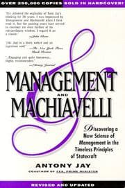 Tapa de Management and Machiavelli