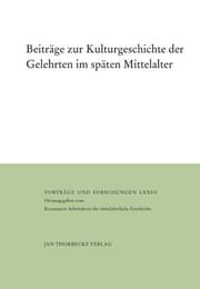 Tapa de Beitrage Zur Kulturgeschichte Der Gelehrten Im Spaten Mittelalter