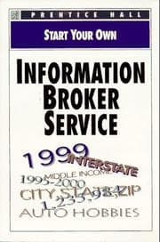 Tapa de Start Your Own Information Broker Service