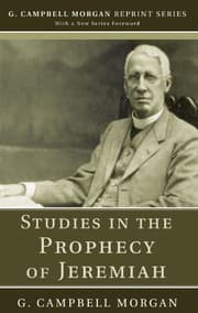 Tapa de Studies in the Prophecy of Jeremiah