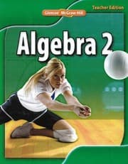 Tapa de Glencoe Algebra 2, Teacher Edition