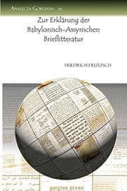 Tapa de Zur Erklarung Der Babylonisch-Assyrischen Brieflitteratur