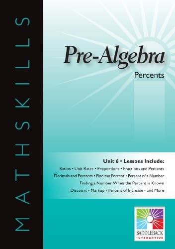 Tapa de Pre-Algebra Percents