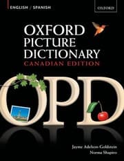 Tapa de Oxford Picture Dictionary English-Spanish