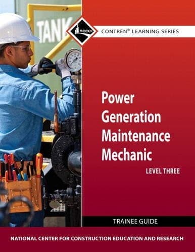 Tapa de Power Generation Maintenance Mechanic Level 3 Trainee Guide