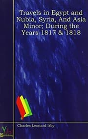Tapa de Travels in Egypt and Nubia, Syria, and Asia Minor; During the Years 1817 & 1818