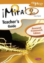 Tapa de Mira Express 2 Teacher's Guide Renewed Framework Edition