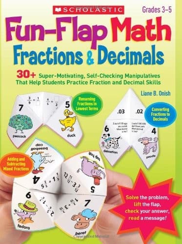 Tapa de Fun-Flap Math : Fractions & Decimals