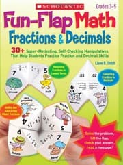 Tapa de Fun-Flap Math : Fractions & Decimals