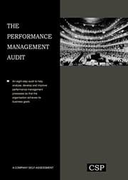 Tapa de The Performance Management Audit