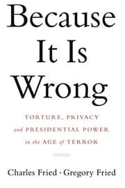 Tapa de Because It Is Wrong
