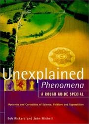 Tapa de Unexplained phenomena