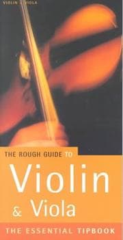 Tapa de The Rough Guide to Violin Tipbook, 1st Edition