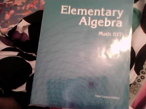 Tapa de Elementary Algebra