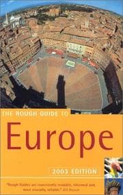 Tapa de The Rough Guide to Europe