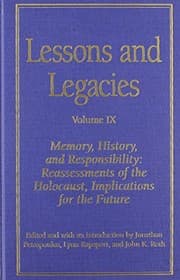 Tapa de Lessons and Legacies IX : Memory, History, and Responsibility